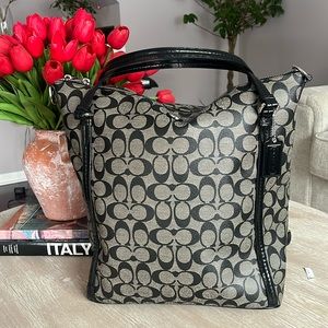 Coach Peyton Signature Convertible Shoulder Bag Purse